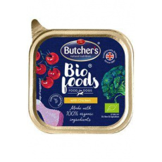 Butcher's Dog Bio Foods s kuracím vanička 150g Butcher's Dog Bio Foods s kuracím vanička 150g
