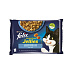 Nestlé FELIX Sensations cat Multipack losos a krevety&treska a paradajka želé kapsička 4x85 g