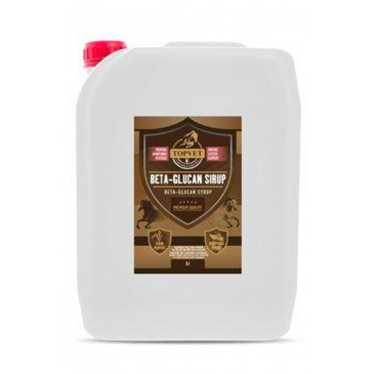 Beta-glukán sirup pre kone TOPVET 5l