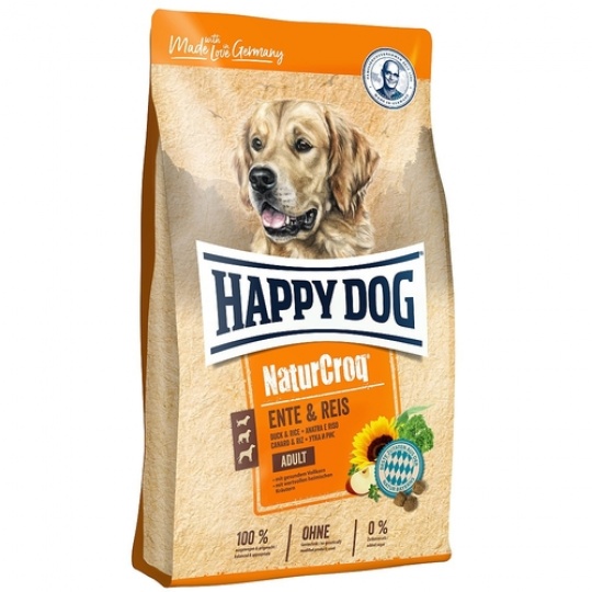 Happy Dog NaturCroq Ente & Reis 11 kg + DOPRAVA ZDARMA Happy Dog NaturCroq Ente & Reis 11 kg + DOPRAVA ZDARMA