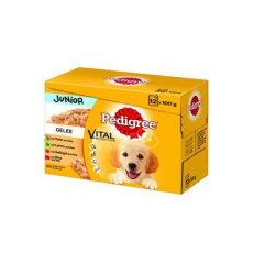 Pedigree kapsa Junior masový výběr,rýže v želé 12x100g