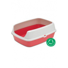 WC mačka MARYLOO 50cm s vysokým okrajom, koralová