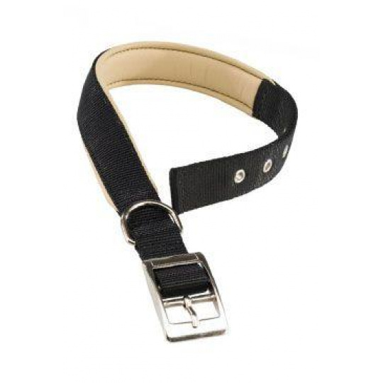 Obojok nylon DAYTONA C 53cmx25mm čierny FP 1ks