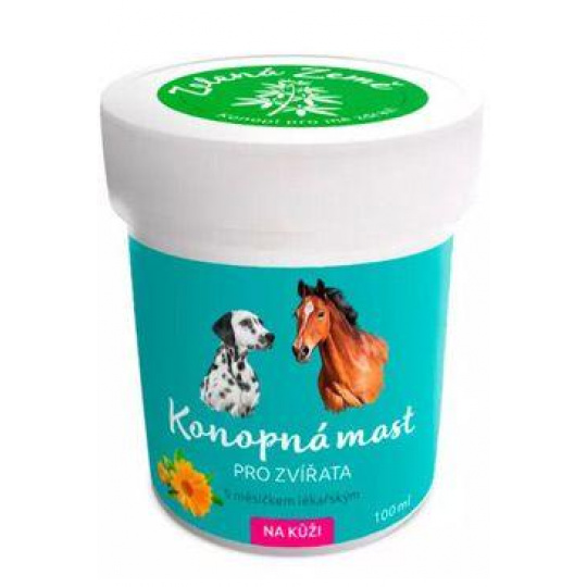 Konopná masť na kožu pre zvieratá 100ml
