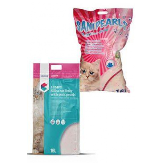 Podstielka Sanipearls LUMPY 16l CVET Podstielka Sanipearls LUMPY 16l CVET