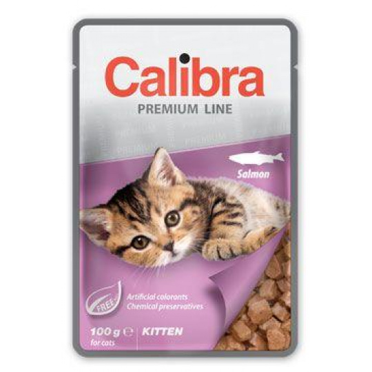 Calibra Cat  kapsa Premium Kitten Salmon 100g