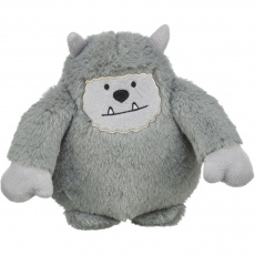 Vianočný Yeti, 20 cm, so zvukom, plyš, sivá