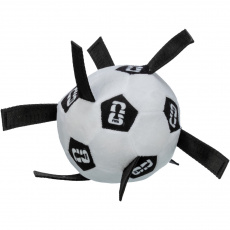 FIFA 2026 mäkká aportovacia lopta s úchytmi, 12 cm, biela/čierna - LIMITOVANÁ PONUKA