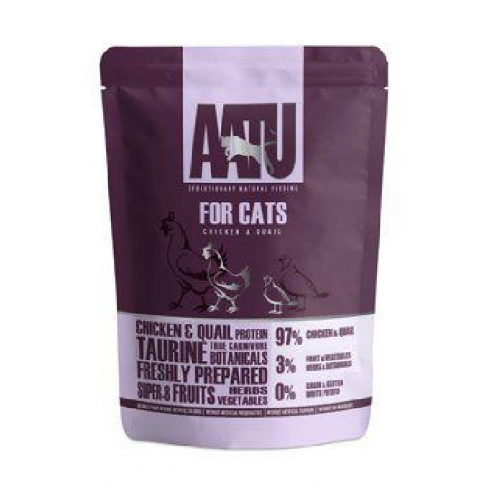 AATU Cat Chicken&Quail kapsička 85g