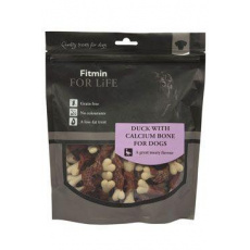 Fitmin FL dog poch. Treats Kalciová kosť s kačicou 400g