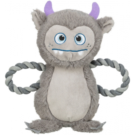 Be Eco Monster - příšerka, hračka/přetahovadlo pro psy, 33 cm, polyester/bavlna, šedá Be Eco Monster - příšerka, hračka/přetahovadlo pro psy, 33 cm, polyester/bavlna, šedá