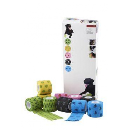 Elastická bandáž. Fun-Flex 5cmx4,5m, mix 10ks Elastická bandáž. Fun-Flex 5cmx4,5m, mix 10ks
