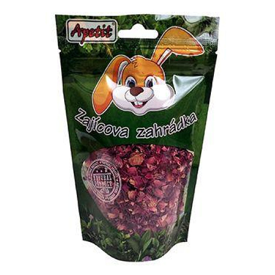 Apetit zajacova záhradka Okvetné lístky ruží 24g Apetit zajacova záhradka Okvetné lístky ruží 24g