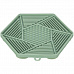 Lick´n´Snack HEXAGON s prísavkami - podložka na pomalé kŕmenie, 17 cm, TPR/plast, zelená