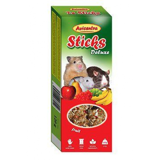 Avicentra tyčinky malý hlodavec - ovocie 2ks
