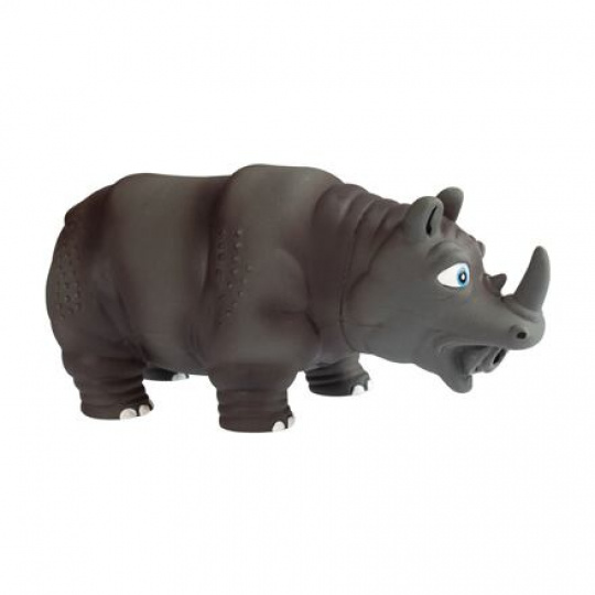 Nosorožec s reálnym zvukom, plnený latex 17,5 cm HipHop Dog