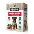GRAND kaps. deluxe pes hovězí s rýží a špenát. 4x300g
