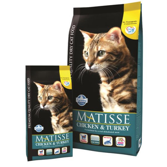 Farmina MO P MATISSE cat adult, kuracie & morčacie 1,5 kg