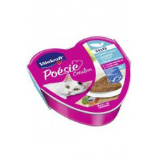 Vitakraft Cat Poésie Création Želé losos a špenát 85g