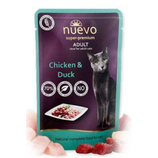 Nuevo mačka kapsička Adult Kuracie a Kačacie 85g
