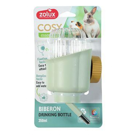Napáječka hlodavec COSY květina 350ml zelená Zolux Napáječka hlodavec COSY květina 350ml zelená Zolux