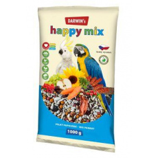 Darwin's Velký Papoušek Happy mix 1kg