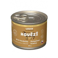 Louie Dog konz. Hovädzie s ryžou a prebiotikami 200g Louie Dog konz. Hovädzie s ryžou a prebiotikami 200g