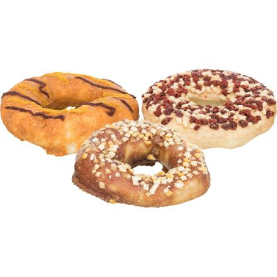 Donuts, buvolí kroužky s příchutí kachna/treska/kuře , ø 10 cm