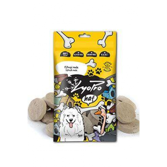 Lyopro Dog pôv. mrazom sušený Pštrosí mix 50g