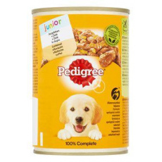 Pedigree konz. Can Junior kuracie v želé 400g Pedigree konz. Can Junior kuracie v želé 400g