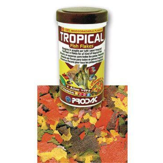 Krmivo pro ryby Prodac Tropical fish Flakes 50g