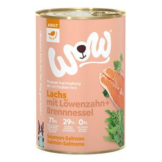 WOW konzerva Losos s rajčaty Adult 400g