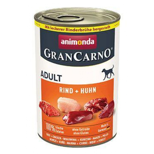 Animonda pes GRANCARNO konz. Adult hovädzie/kuracie 400g Animonda pes GRANCARNO konz. Adult hovädzie/kuracie 400g