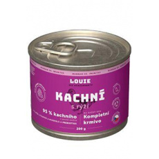 Louie Dog konz. Kačacie s ryžou a prebiotikami 200g Louie Dog konz. Kačacie s ryžou a prebiotikami 200g