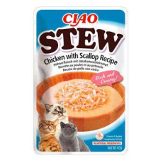 Churu Cat CIAO Stew Chicken with Scallop Recipe 40g Churu Cat CIAO Stew Chicken with Scallop Recipe 40g