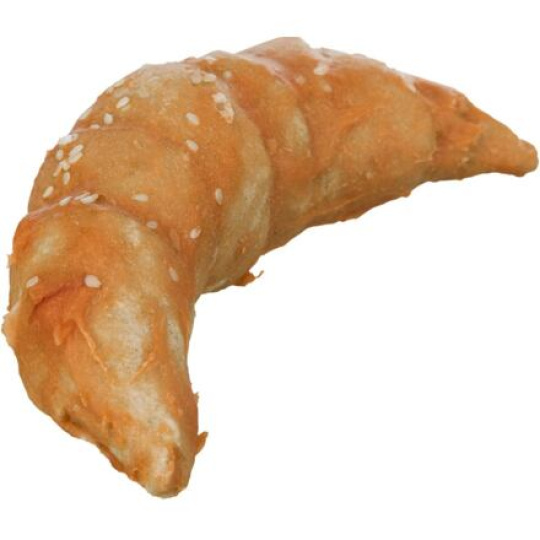 DentaFun Chicken Croissant [50ks], rohlík z buvolí kůže v kuřecím mase 11 cm/80 g