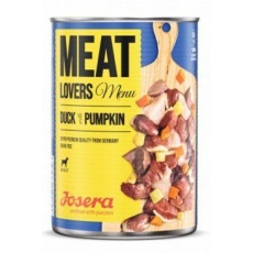 Josera konzerva Dog Meat Lovers Duck with Pumpkin 400 g