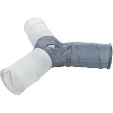 Tunel pre mačky s tromi vchodmi 3x22x50cm