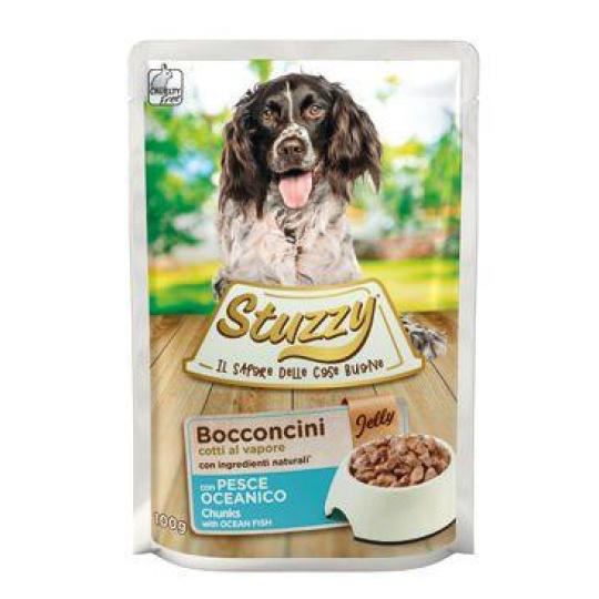 Stuzzy Dog kapsička Adult kúsky rybieho 100g