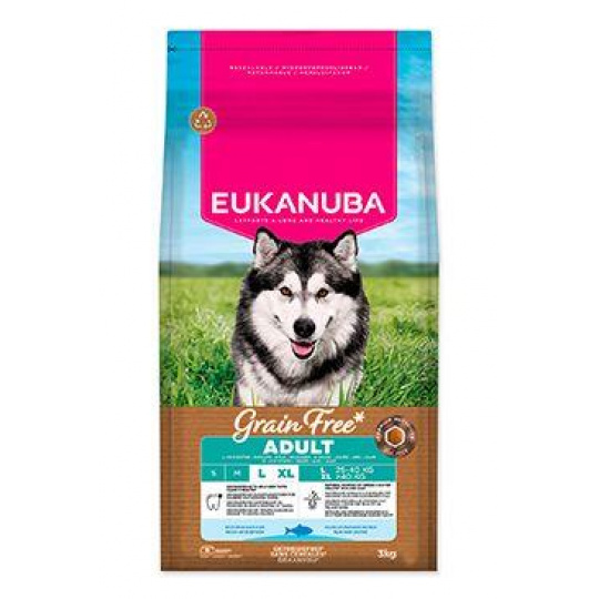 Eukanuba Dog GF Adult Large bohaté na oceánske ryby 3kg
