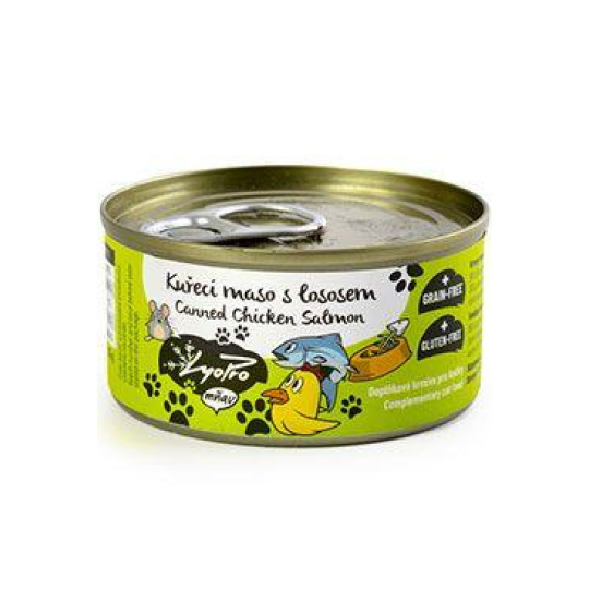 Lyopro CAT konz. Kuřecí maso s lososem 85g