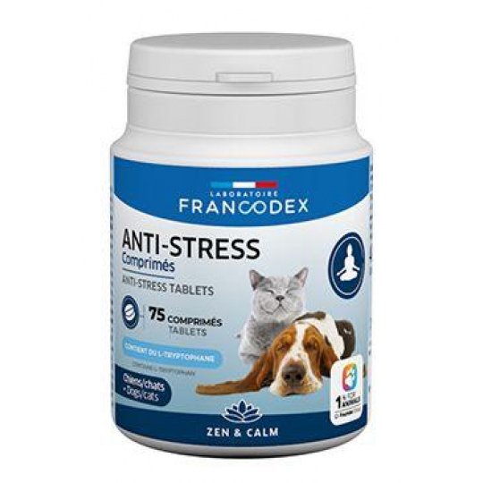 Francodex Anti-stress pre psy a mačky 75tbl