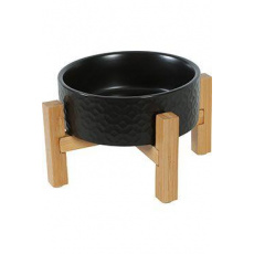 Miska keramická KERAMO SOLO 300ml čierna Zolux