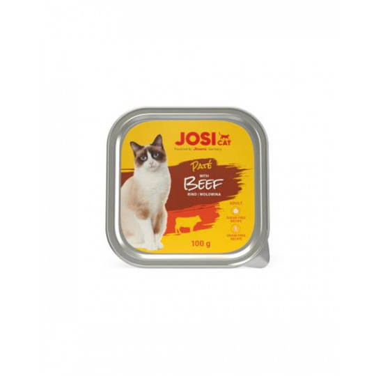 JosiCat vanička Cat Paté with Beef 100 g JosiCat vanička Cat Paté with Beef 100 g