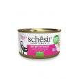 Schesir Cat konz. Adult kurča/šunka 70g