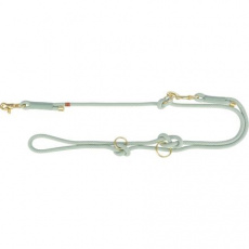 Soft Rope predlžovacie okrúhle tkané vodítko, šalvia/mäta