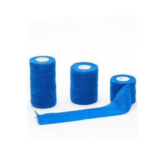 Elastická bandáž. Vet Flex 10cmx4,5m modré 1ks CVET Elastická bandáž. Vet Flex 10cmx4,5m modré 1ks CVET