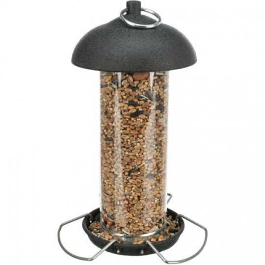 Zásobník na krmivo pre vtáctvo 560 ml/o 10 × 20 cm, kov/plast Zásobník na krmivo pre vtáctvo 560 ml/o 10 × 20 cm, kov/plast