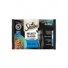 Sheba kapsička Select Slices rybí výber 4x85g