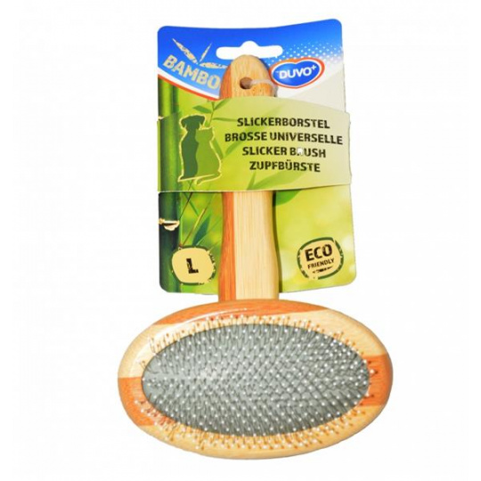 Hrebeň DUVO+ uhladzovač kefa bambus Large 19,5 x 12 cm Hrebeň DUVO+ uhladzovač kefa bambus Large 19,5 x 12 cm